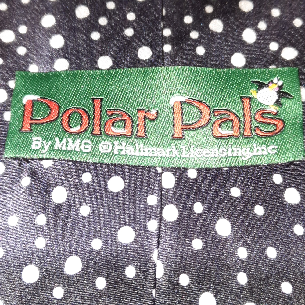 Polar Pals Rocking Santa Tie | Festive Christmas Holiday Men's Accessory - Picture 4 of 4